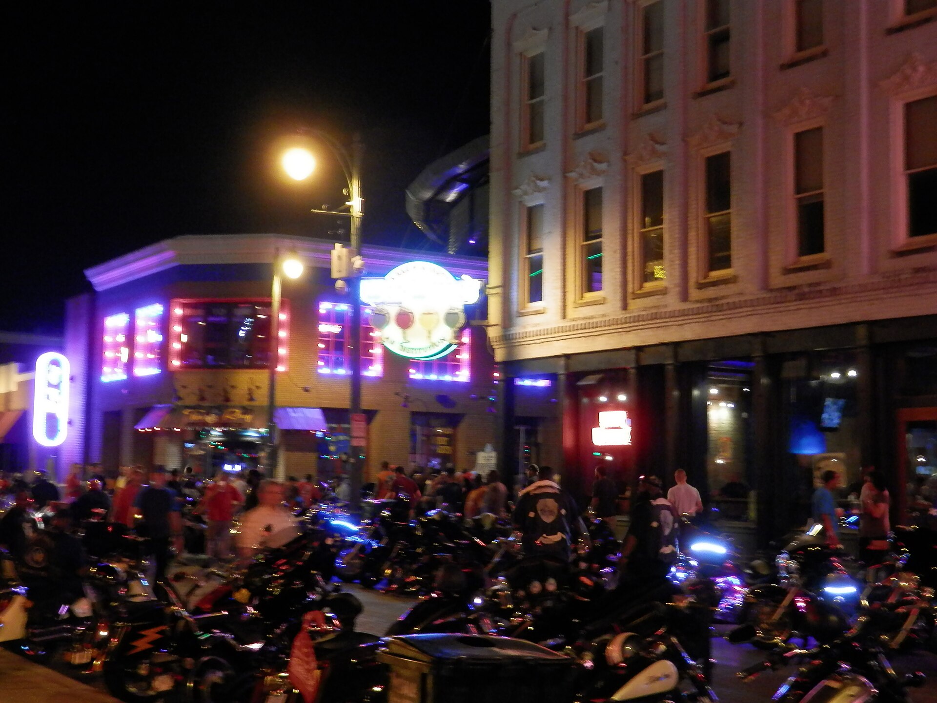 Beale Street Memphis night