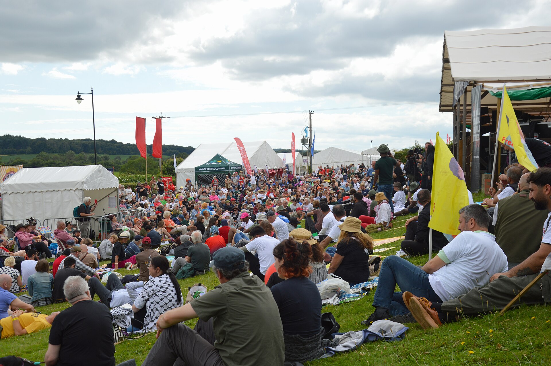 festival main stage crowd