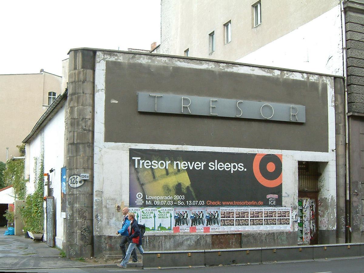 Berlin techno club night