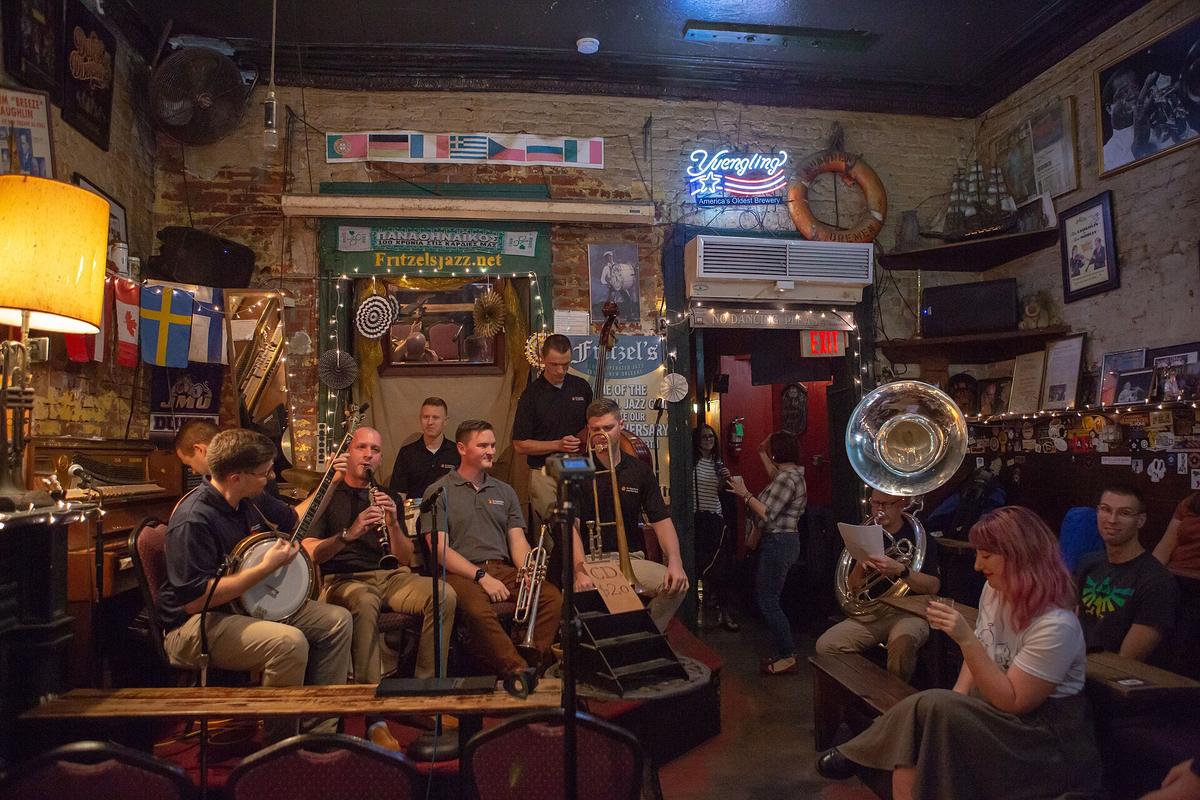 jazz club interior New Orleans