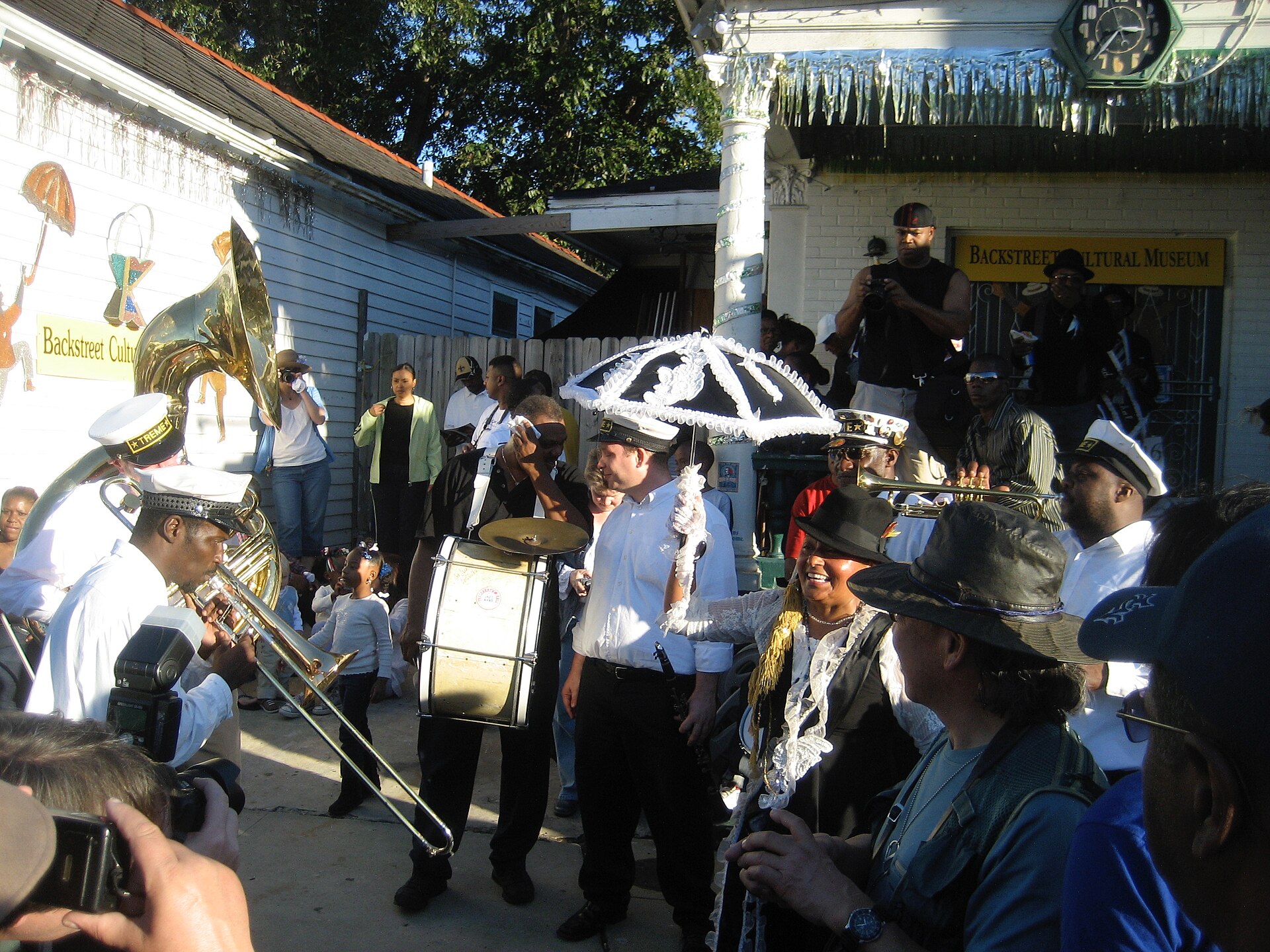 brass band second line street