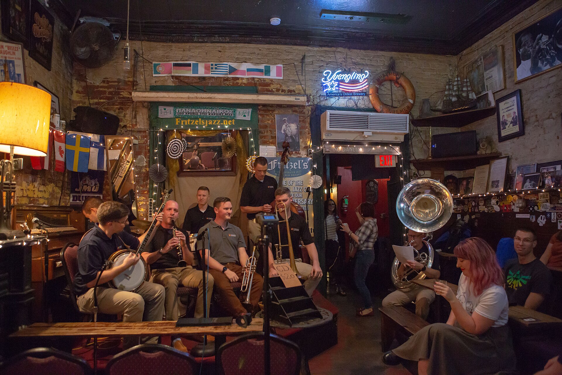 jazz club interior New Orleans